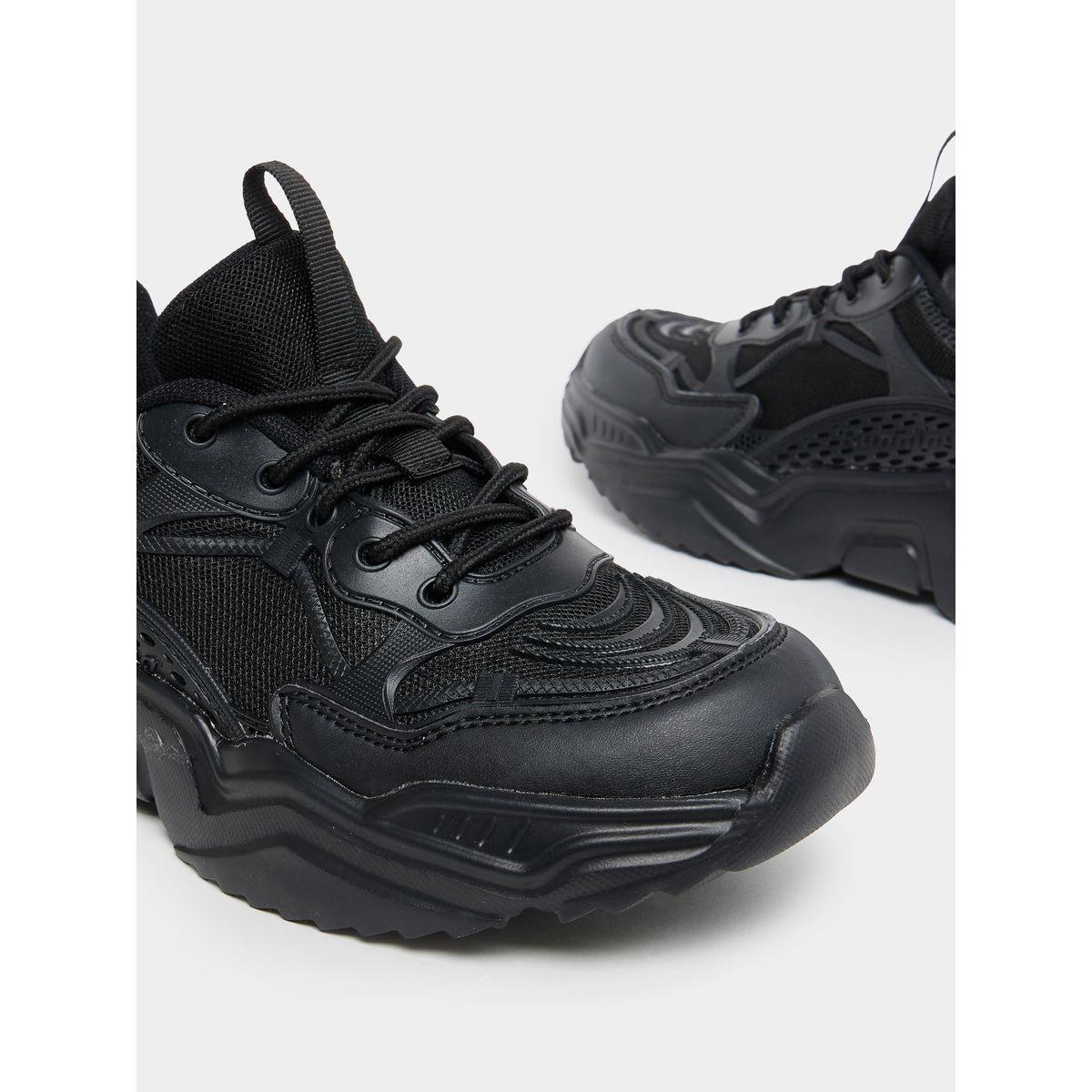 حذاء سنيكرز شانكي بتفاصيل شبكية-women-shoes-sneakers-image-4