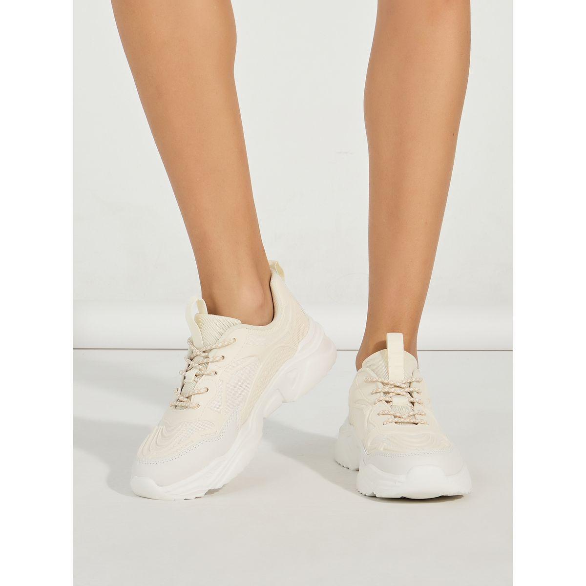 Styli Mesh Upper Chunky Sneakers-women-shoes-sneakers-image-1