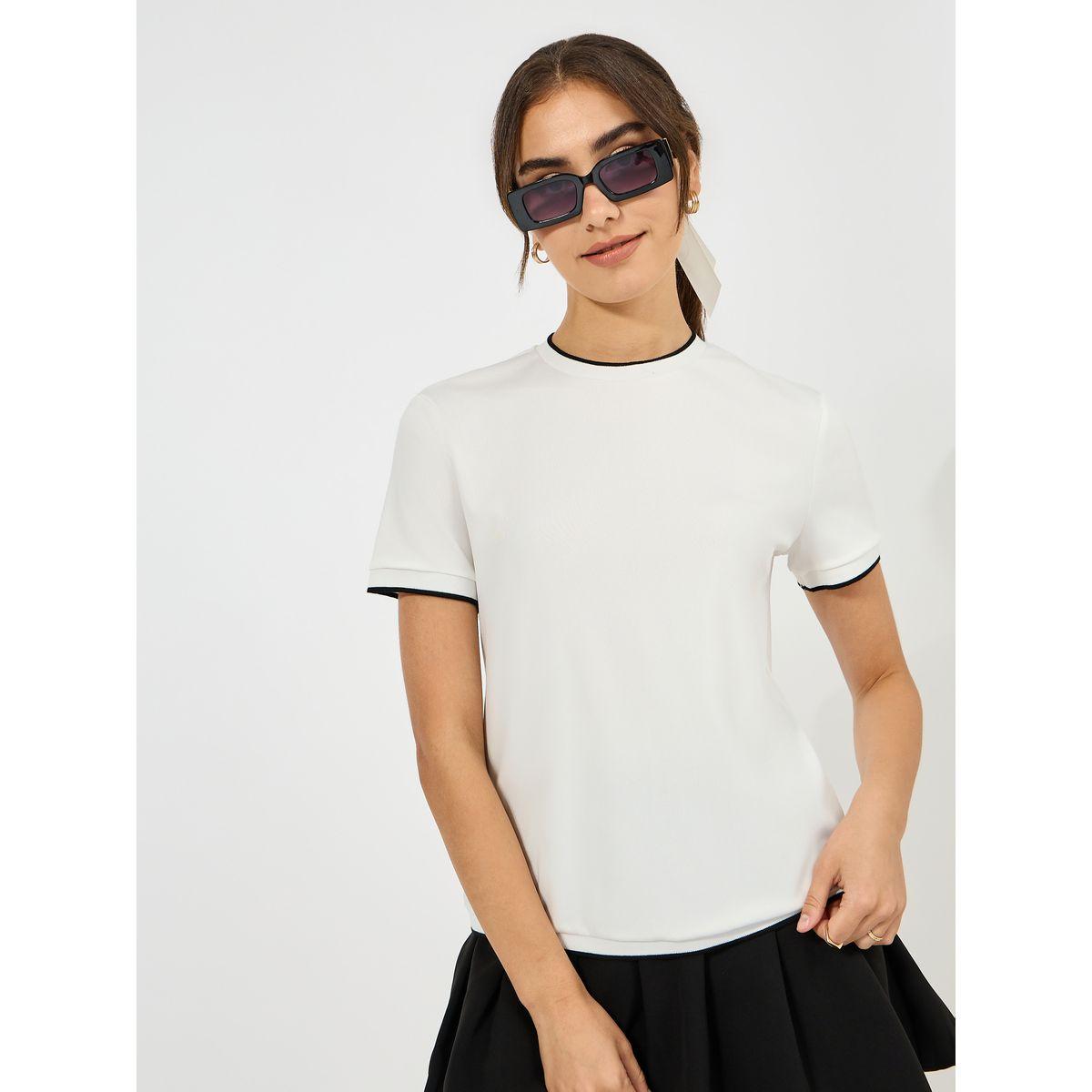 Styli Rib Round Neck Knit Top-women-clothing-shirtsandblouses-blouses-image-3