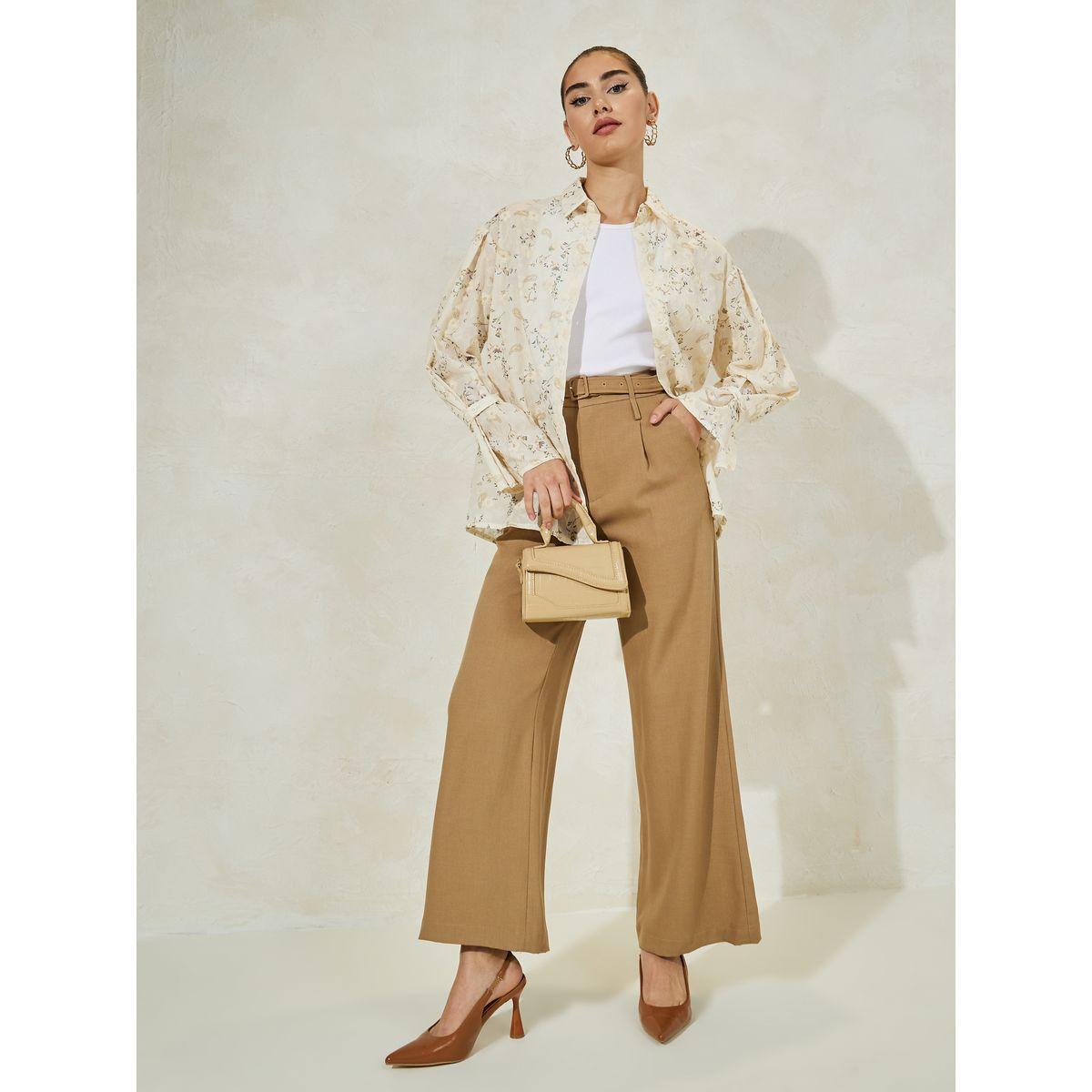 Styli Floral Embroidered Shirt with Flared Sleeves-women-clothing-shirtsandblouses-shirts-image-4