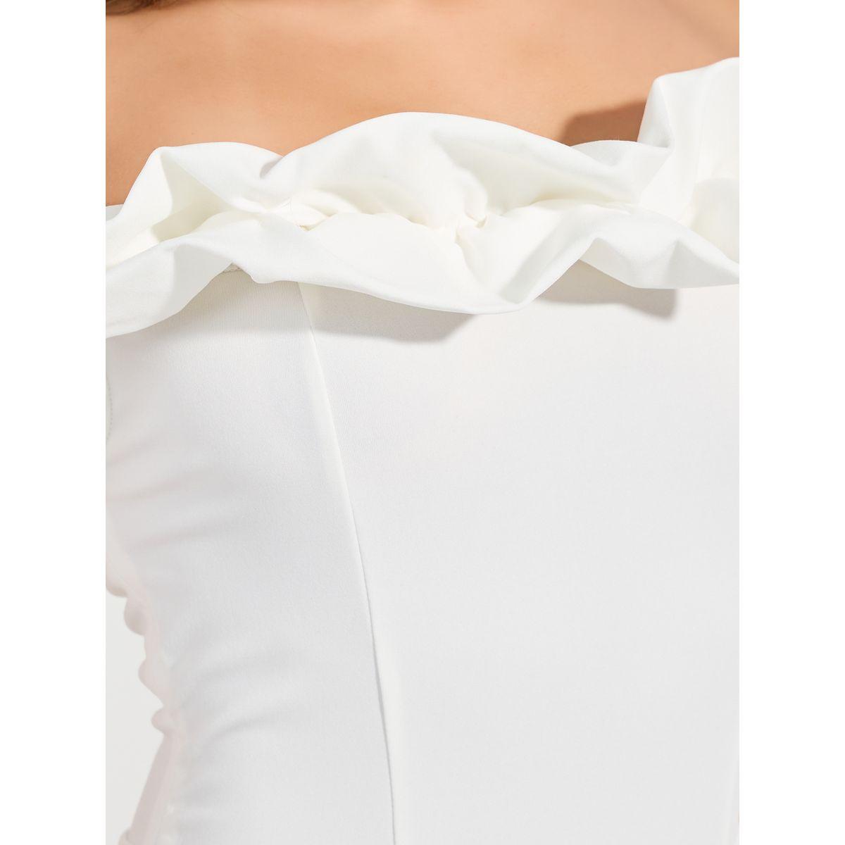 Styli Ruffled Off Shoulder Neck Sheath Midi Dress-women-clothing-dresses-image-3