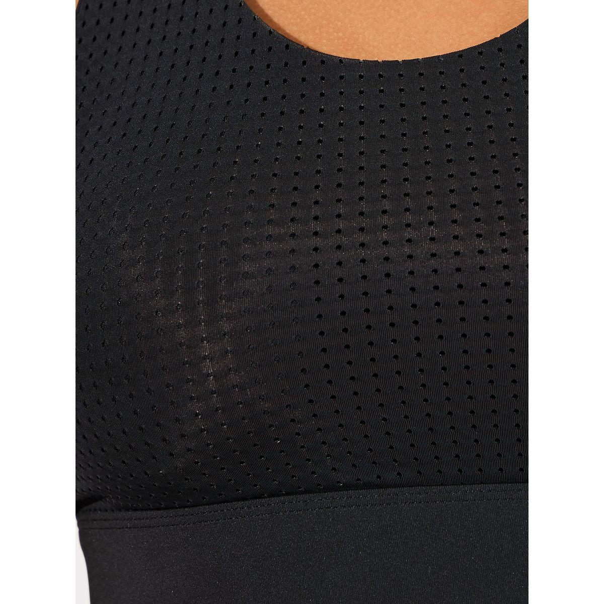 Styli Active All Over Textured Breathable Fabric Hook & Eye Sports Bra-women-clothing-sportswearandactivewear-sportsbras-image-3