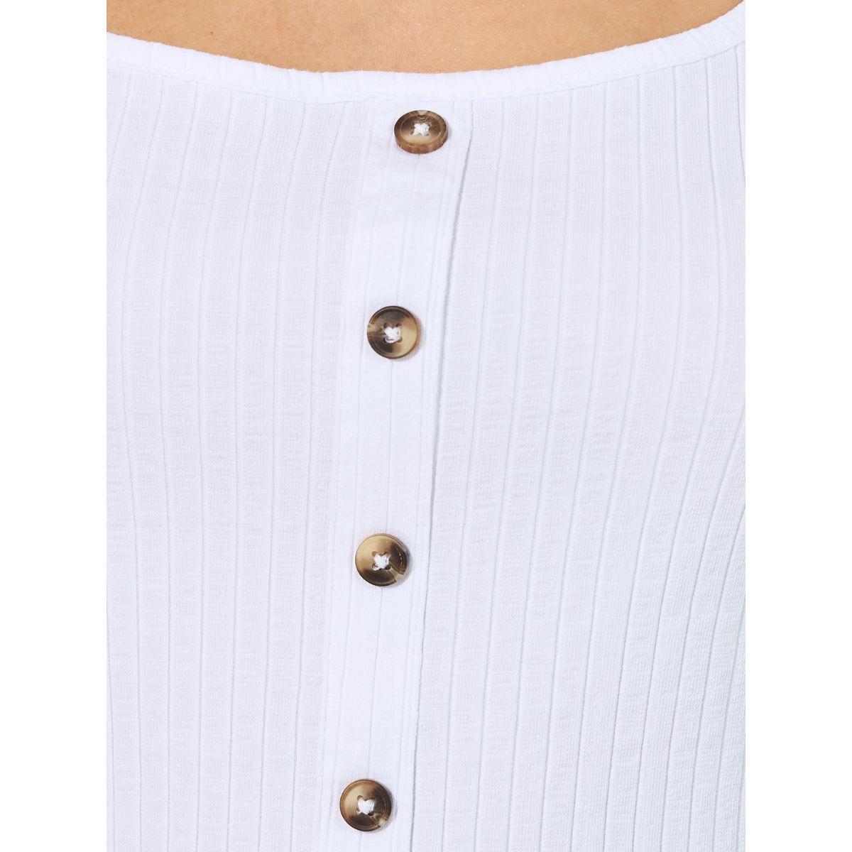 Styli Square Neck Knit Top with Broad Straps-women-clothing-shirtsandblouses-blouses-image-3