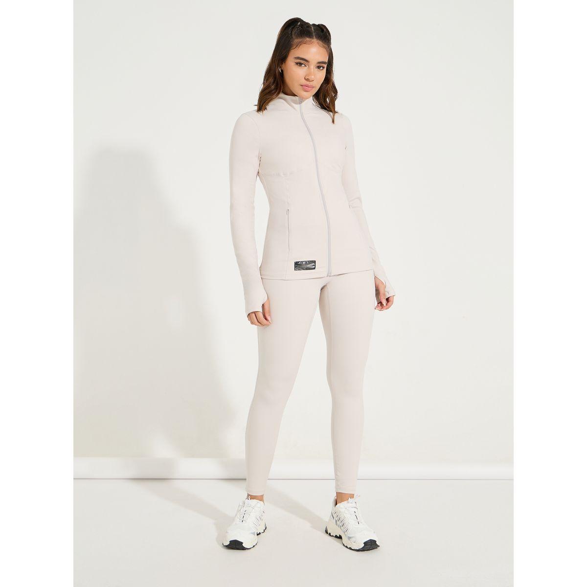 جاكيت رياضي بتفاصيل درزات مع سحَّاب غلق-sports-women-clothing-coatsandjackets-jackets-image-1