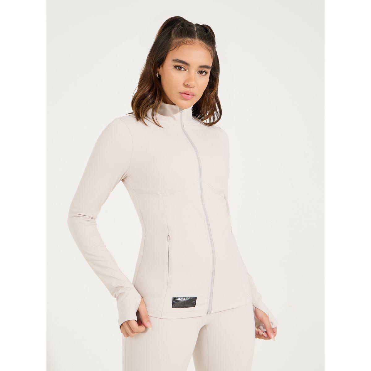 جاكيت رياضي بتفاصيل درزات مع سحَّاب غلق-sports-women-clothing-coatsandjackets-jackets-image-3