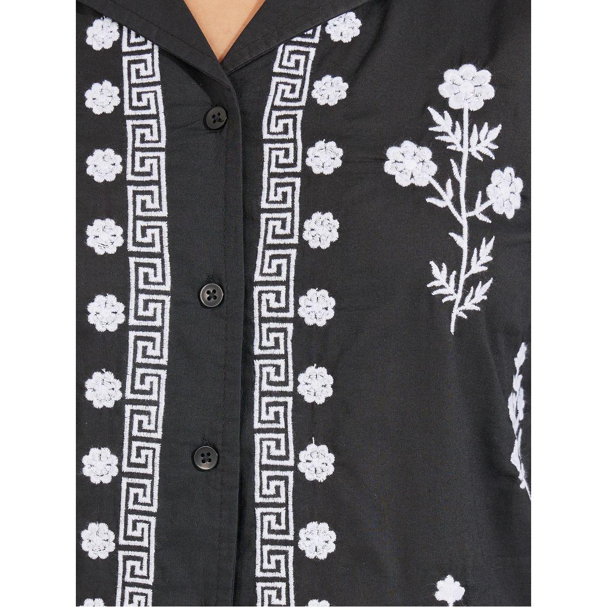 Styli Embroidered Shirt with Resort Collar-women-clothing-shirtsandblouses-shirts-image-3