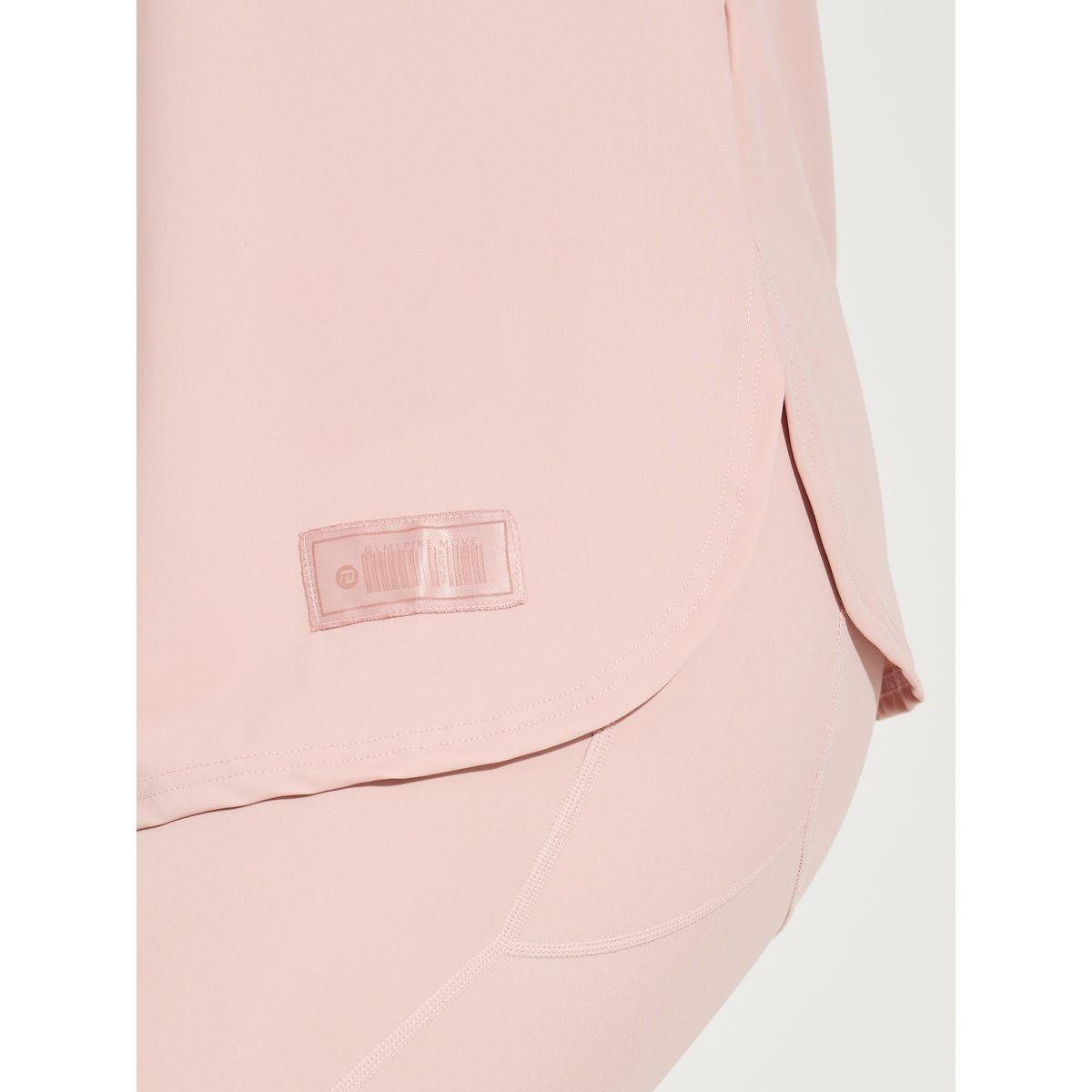 Styli Active Gymspire Edition - Tonal Label & Drop Shoulder Logo Detail Top-women-clothing-sportswearandactivewear-tshirtsandvests-image-3