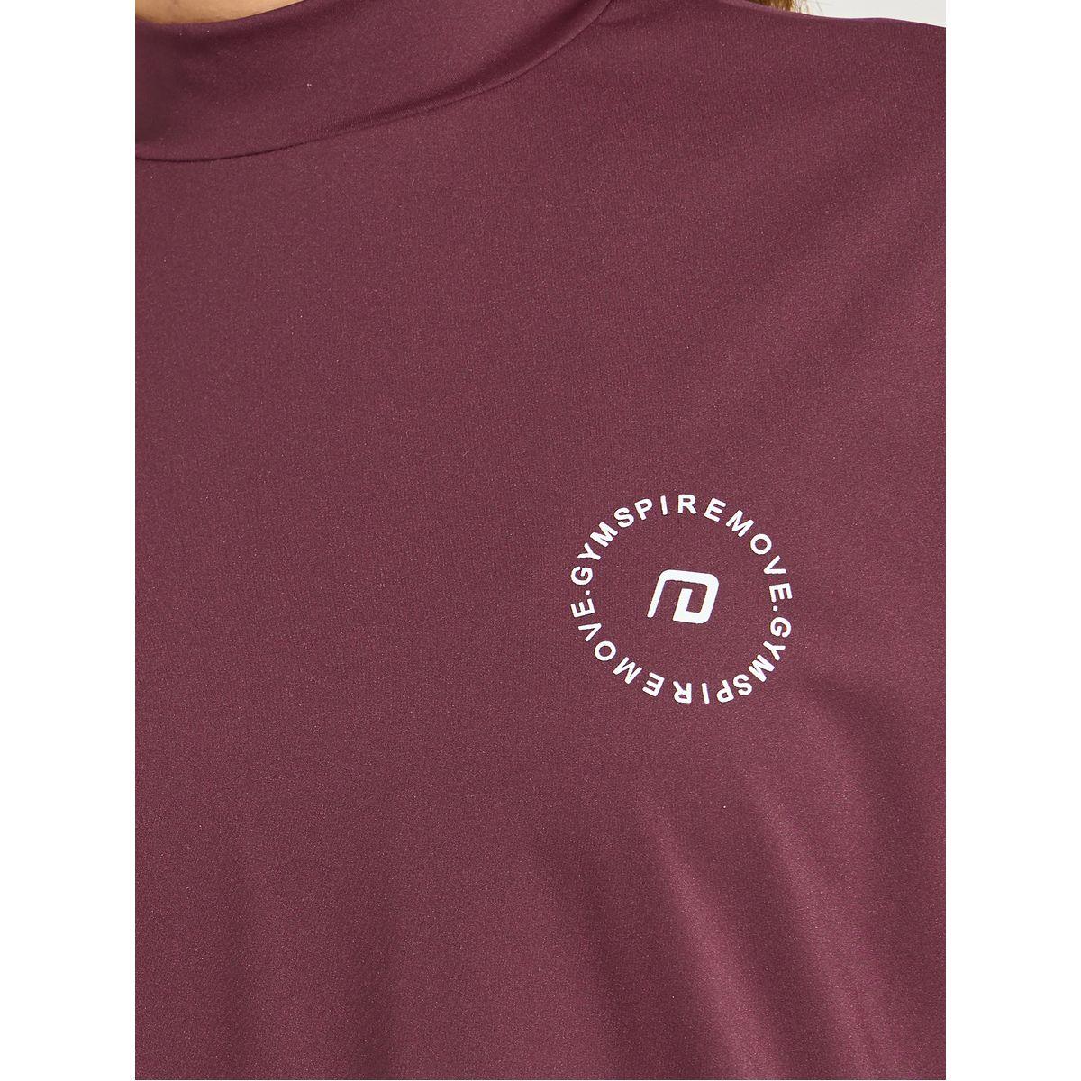 Styli Active Gymspire Edition - Label & Logo Extreme Drop Shoulder Top-women-clothing-sportswearandactivewear-tshirtsandvests-image-3