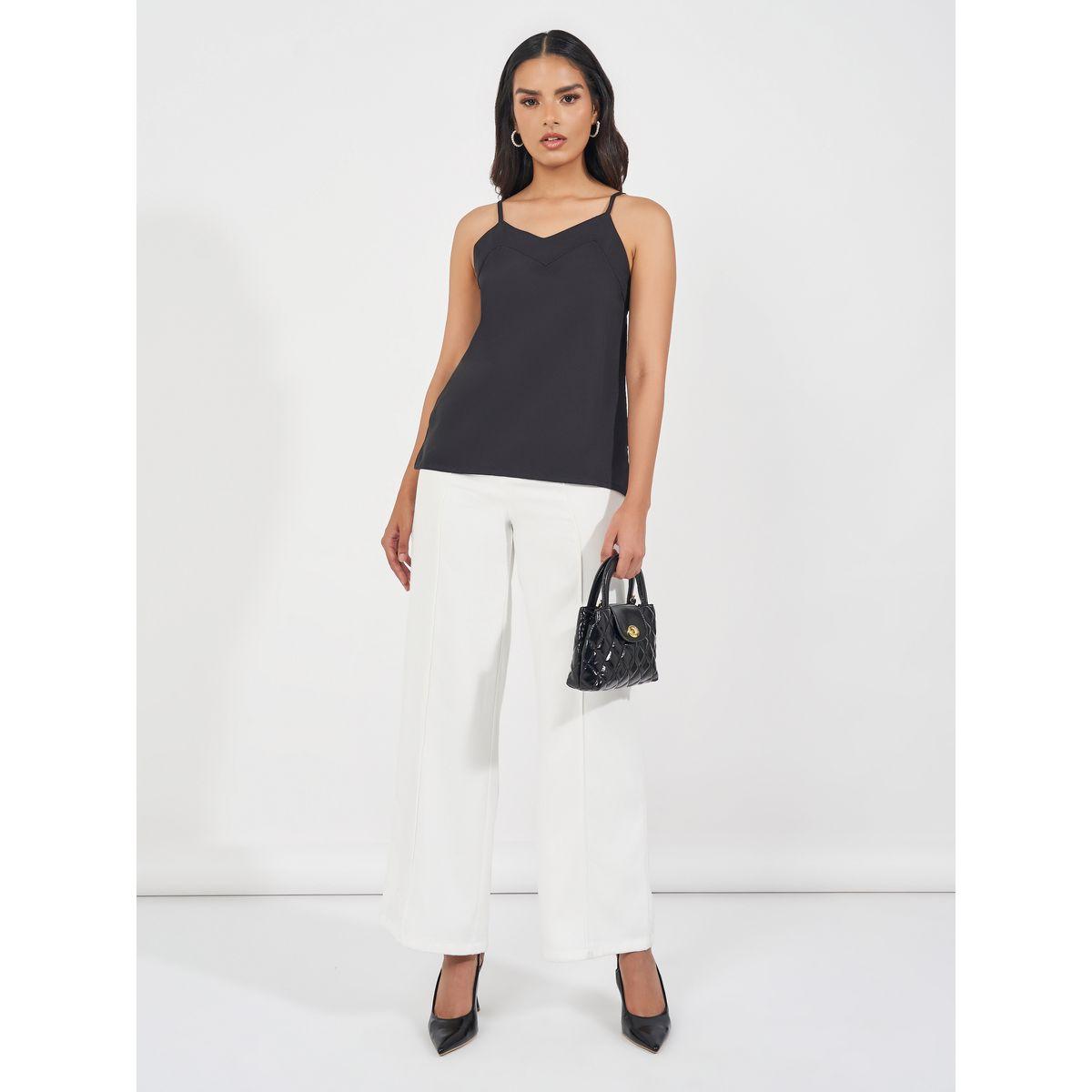 Styli Solid Cami Top-women-clothing-tshirts-image-2