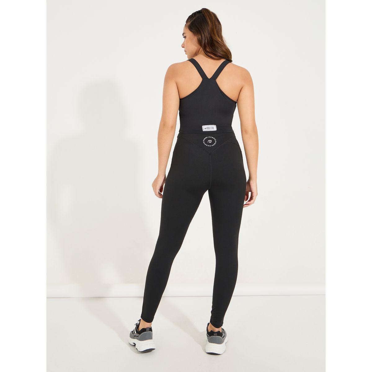 Styli Active Gymspire Edition - Label & Logo Waist Circle Text Detail Leggings-women-clothing-sportswearandactivewear-bottoms-image-1