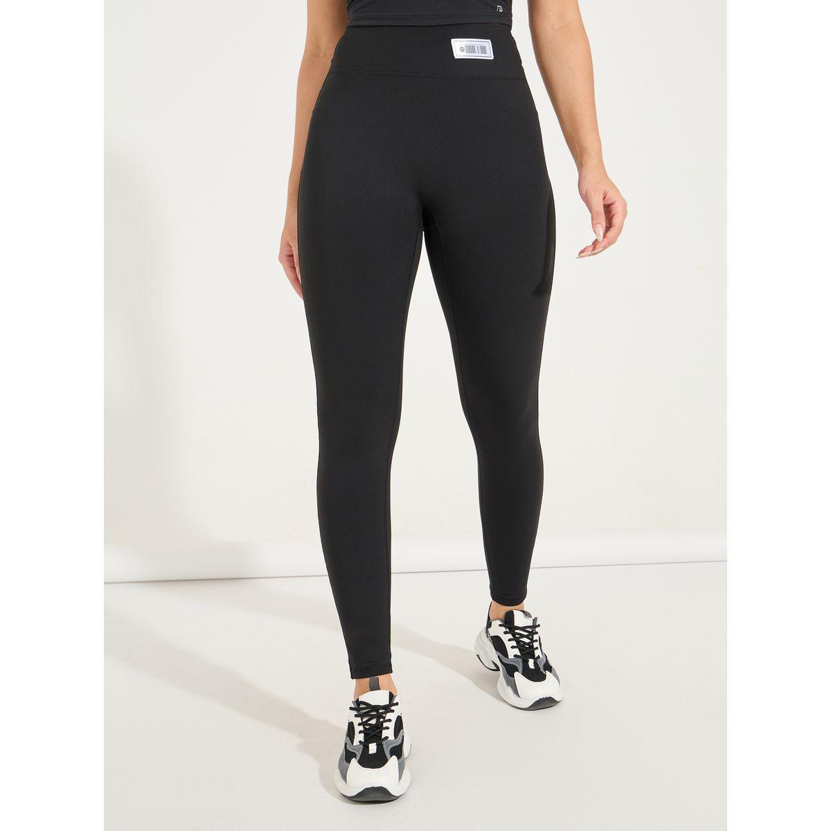 Styli Active Gymspire Edition - Label & Logo Waist Circle Text Detail Leggings-women-clothing-sportswearandactivewear-bottoms-image-2