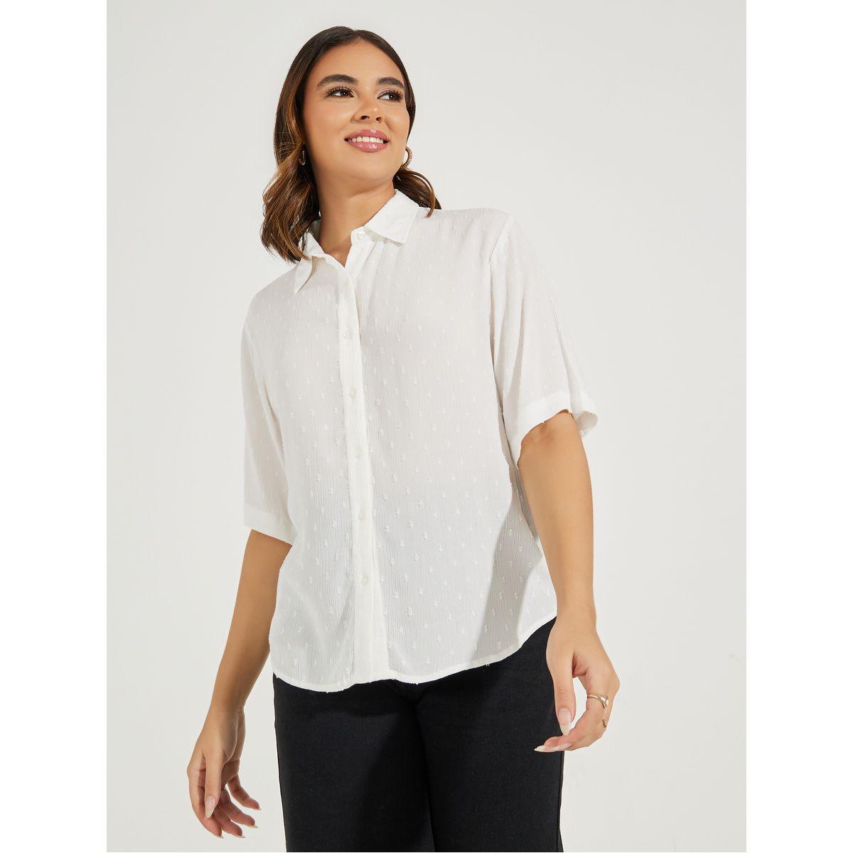 Styli Dobby Style Relaxed Fit Shirt-women-clothing-shirtsandblouses-shirts-image-3
