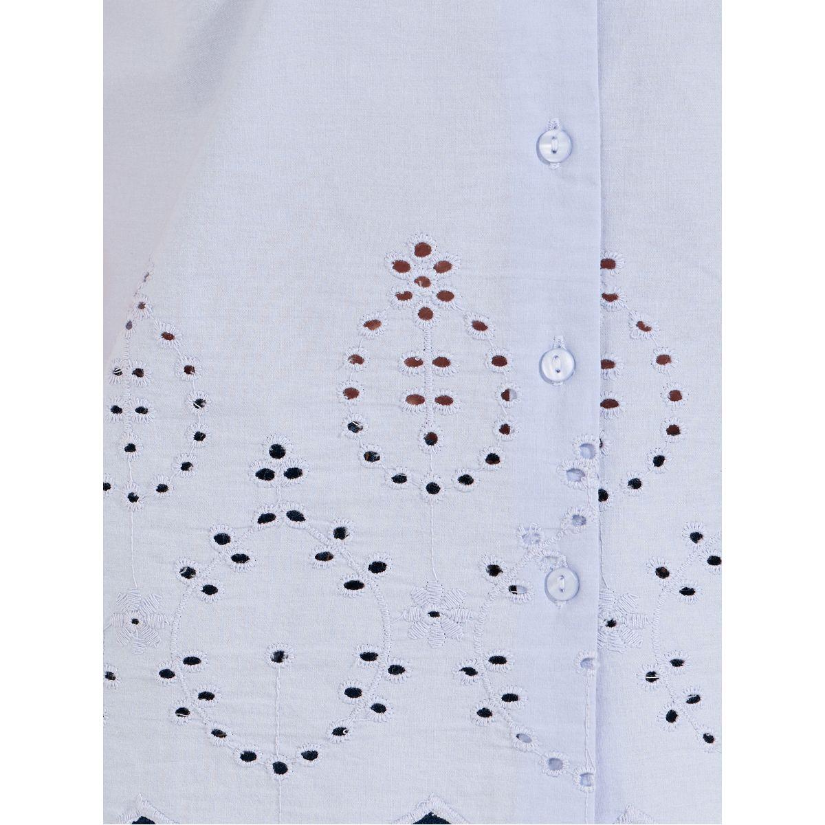 بلوزة بلا اكمام مع ياقة بشق-women-clothing-shirtsandblouses-shirts-image-3