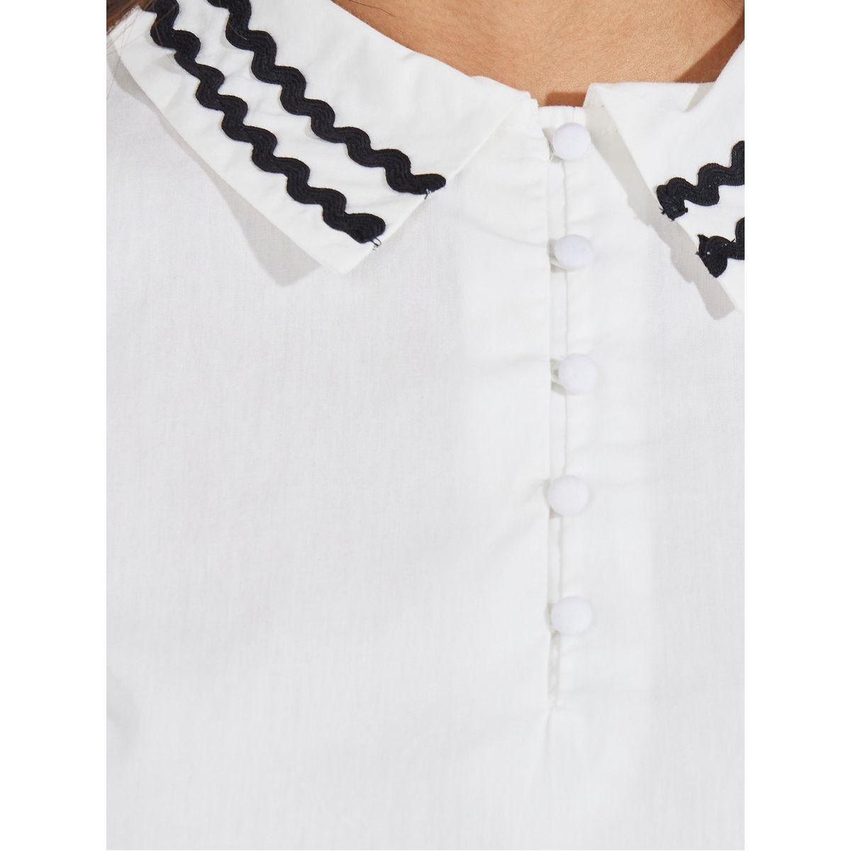 بلوزة بتفاصيل مُتباينة مع أزرار غلق-women-clothing-shirtsandblouses-shirts-image-4
