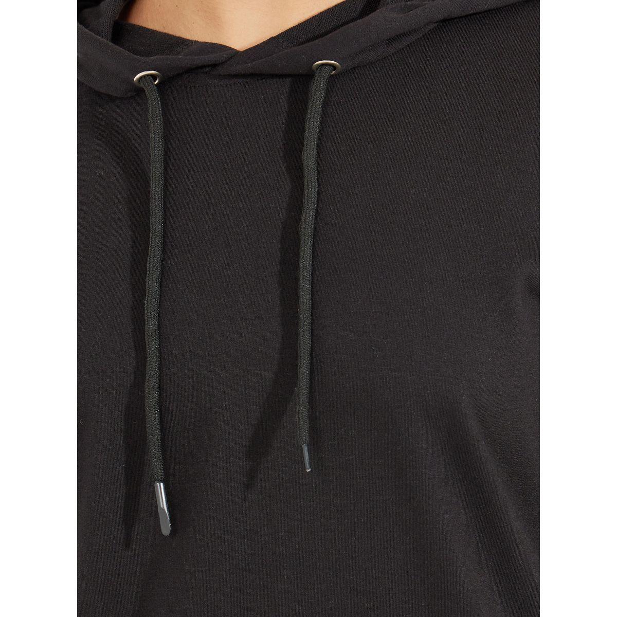Styli Solid Regular Fit Longline Hoodie-women-winterwear-hoodiesandsweatshirts-hoodies-image-3