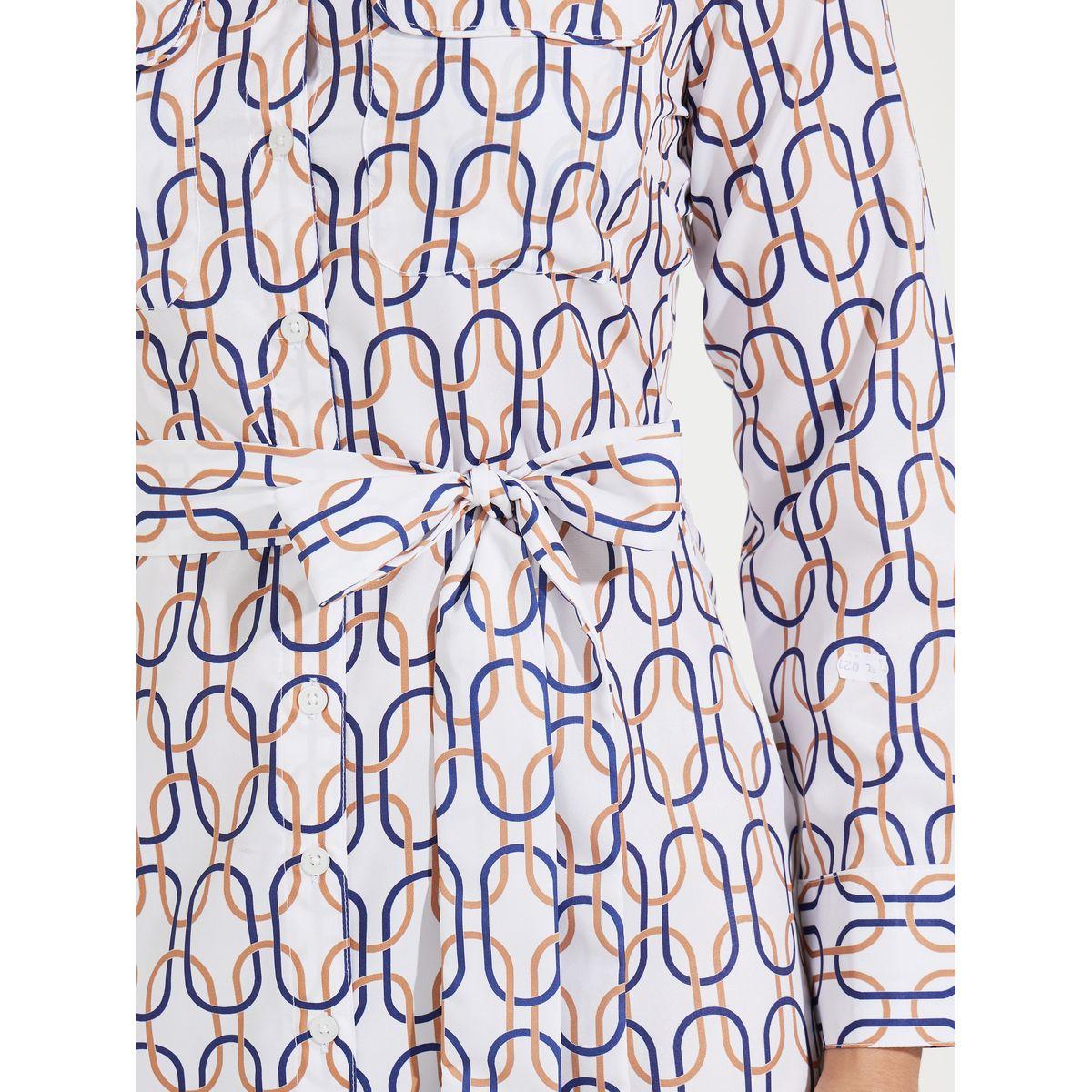 فستان ميدي مطبع بالكامل مع حزام خصر-women-clothing-dresses-image-3