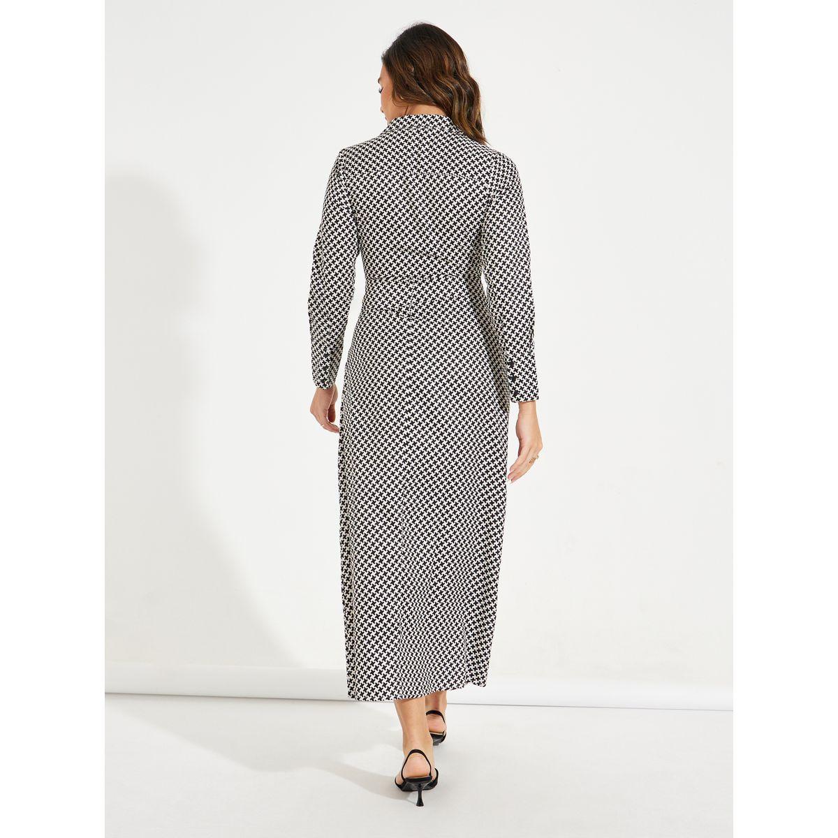 Styli Elevate All Over Print Wrap Maxi Dress with Tie-Waist-women-clothing-dresses-image-6