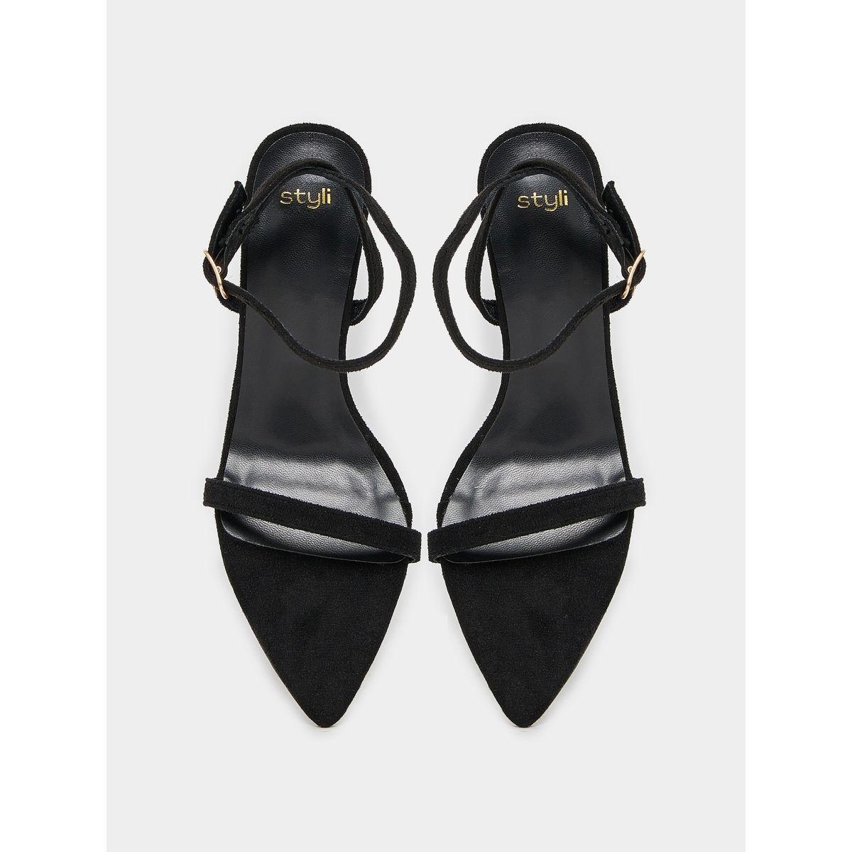 Styli Rhinestone Decor Ankle Strap Wedge Sandals-women-shoes-heels-image-5