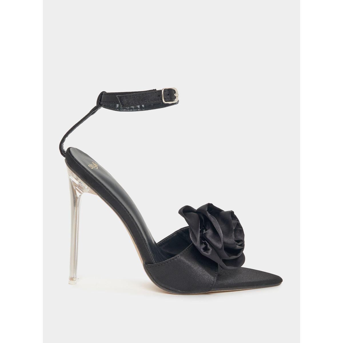 صندل مزخرف بزهور وسير كاحل-women-shoes-heels-image-1