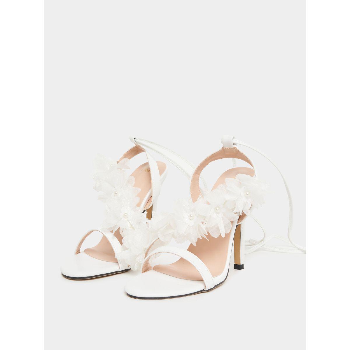 صندل بكعب عالي مزخرف بزهور-women-shoes-heels-image-1