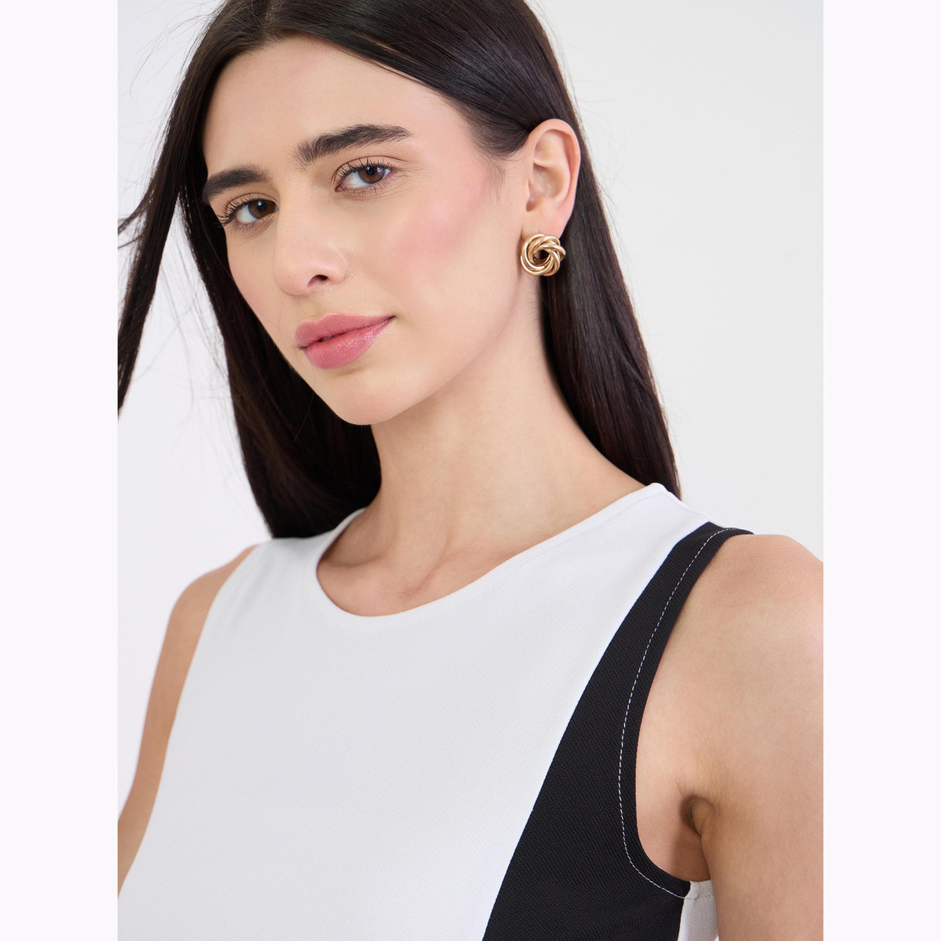 فستان ميدي ضيق بنمط كتل الالوان-women-clothing-dresses-image-4