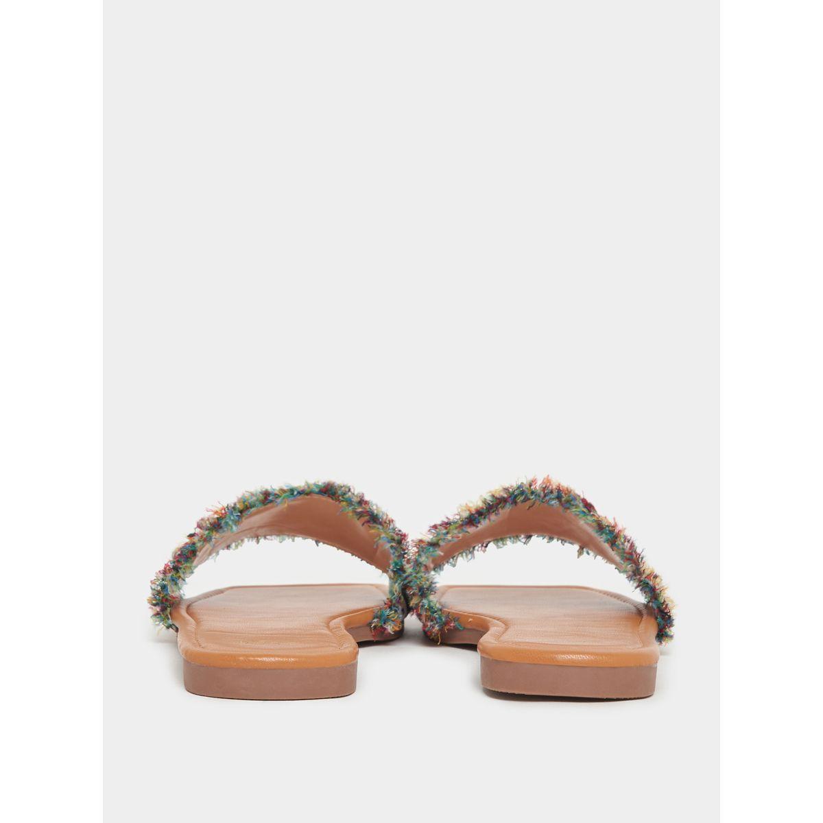 Styli Patterned Strap Flat Sandals-women-shoes-sandals-flats-image-4