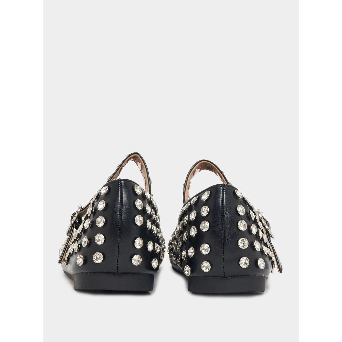 Styli Embellished Round Toe Shoes with Buckle-women-shoes-sandals-flats-image-6