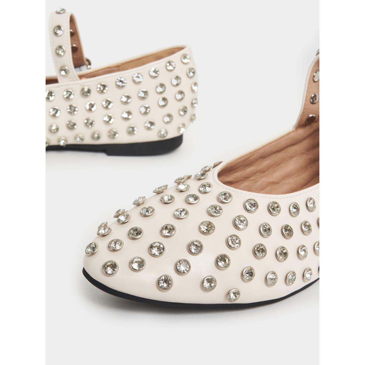 Styli Embellished Ballerina Shoes with Buckle Closure-women-shoes-loafersandmoccasins-image-4