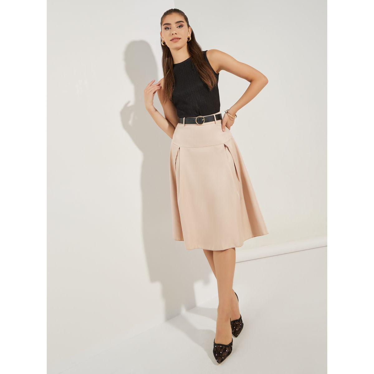 Styli Box Pleat Wide Waistband Midi Skirt-women-clothing-bottoms-skirts-image-1