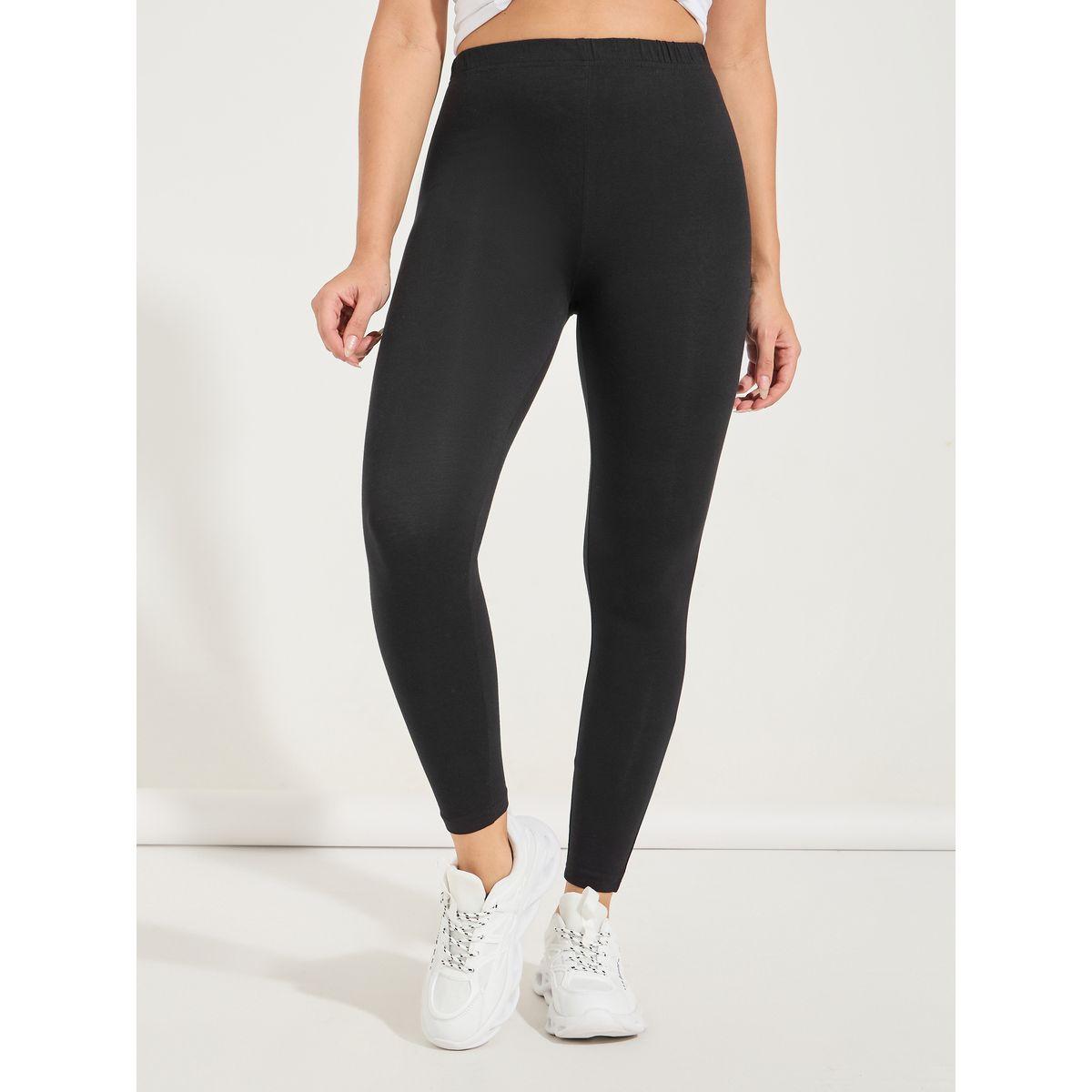 Styli Solid Ankle Length Leggings-women-clothing-bottoms-leggings-image-2