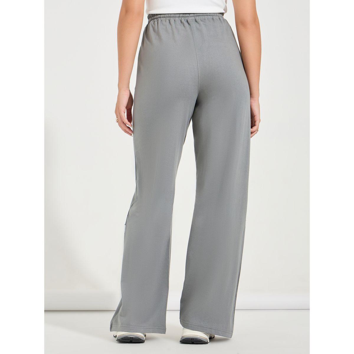 Styli High Rise Band Detail Wide Leg Joggers-women-clothing-bottoms-joggers-image-5