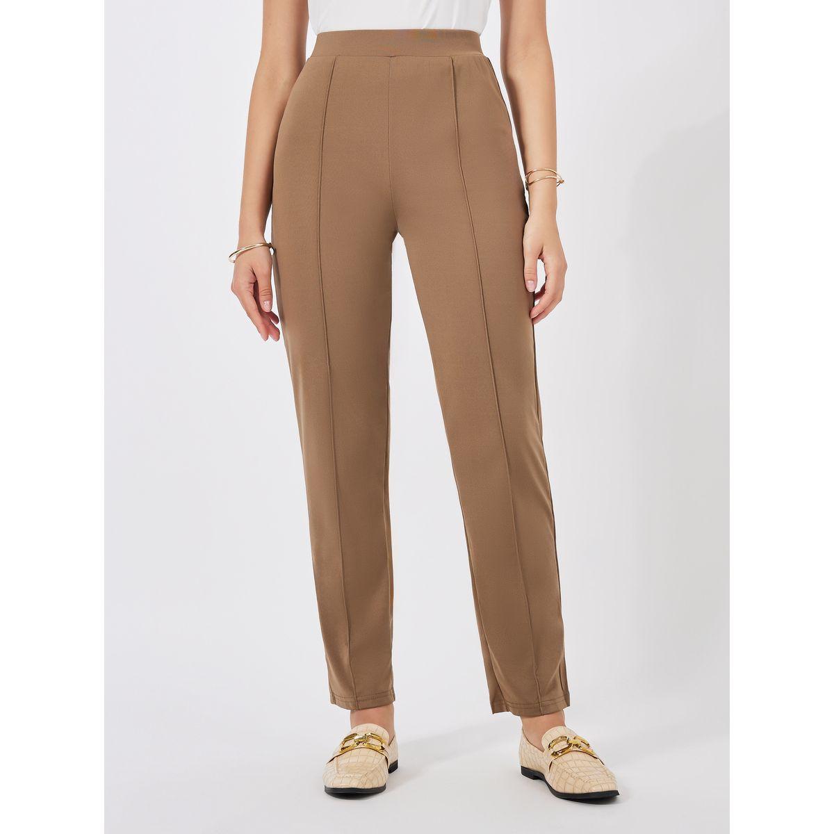 بنطال بطول الكاحل مع تفاصيل محزوزة-women-clothing-bottoms-trousers-image-1