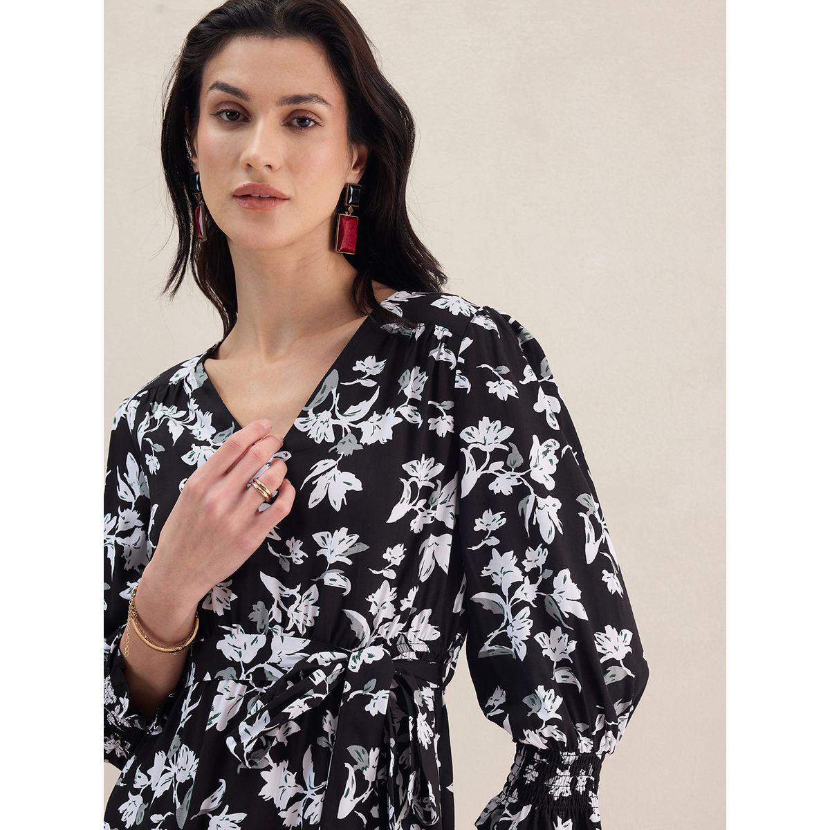 Femmella X Styli  Floral Printed Tiered Midi Dress-women-clothing-dresses-image-4