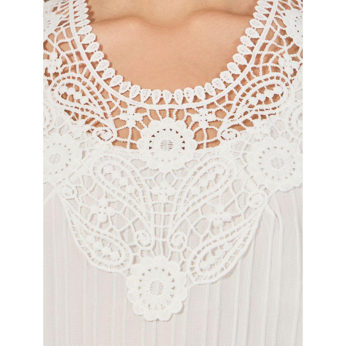 Colorful X Styli  Lace Front Detail Textured Blouse-women-clothing-shirtsandblouses-blouses-image-4