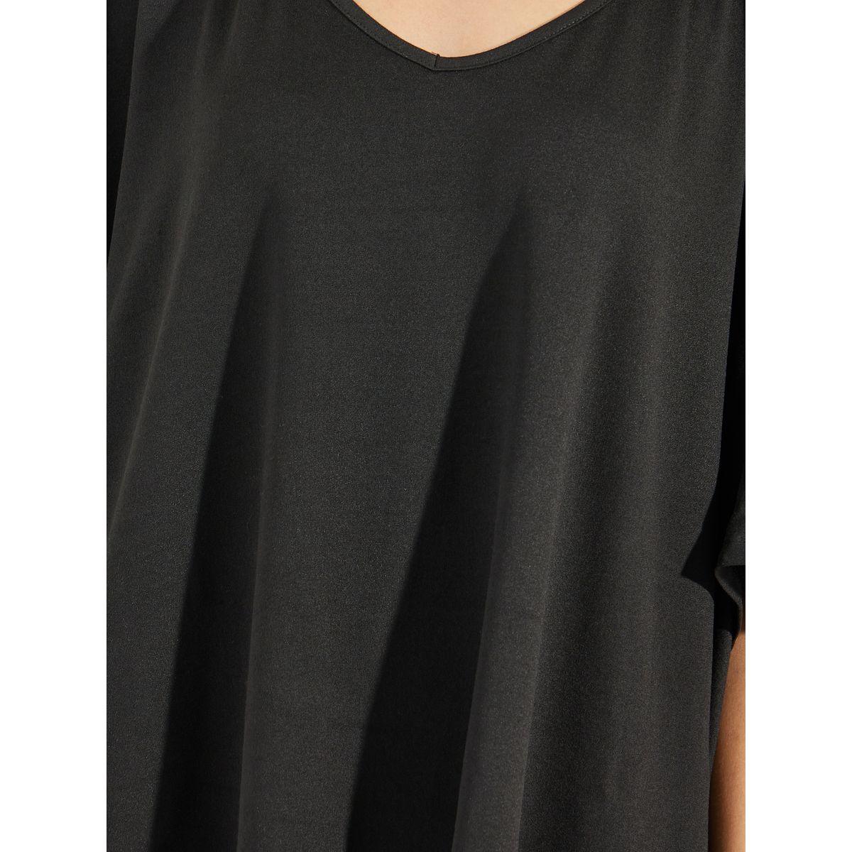 بلوزة فضفاضة باكمام وطواطية كولورفول × ستايلي-women-clothing-shirtsandblouses-blouses-image-3