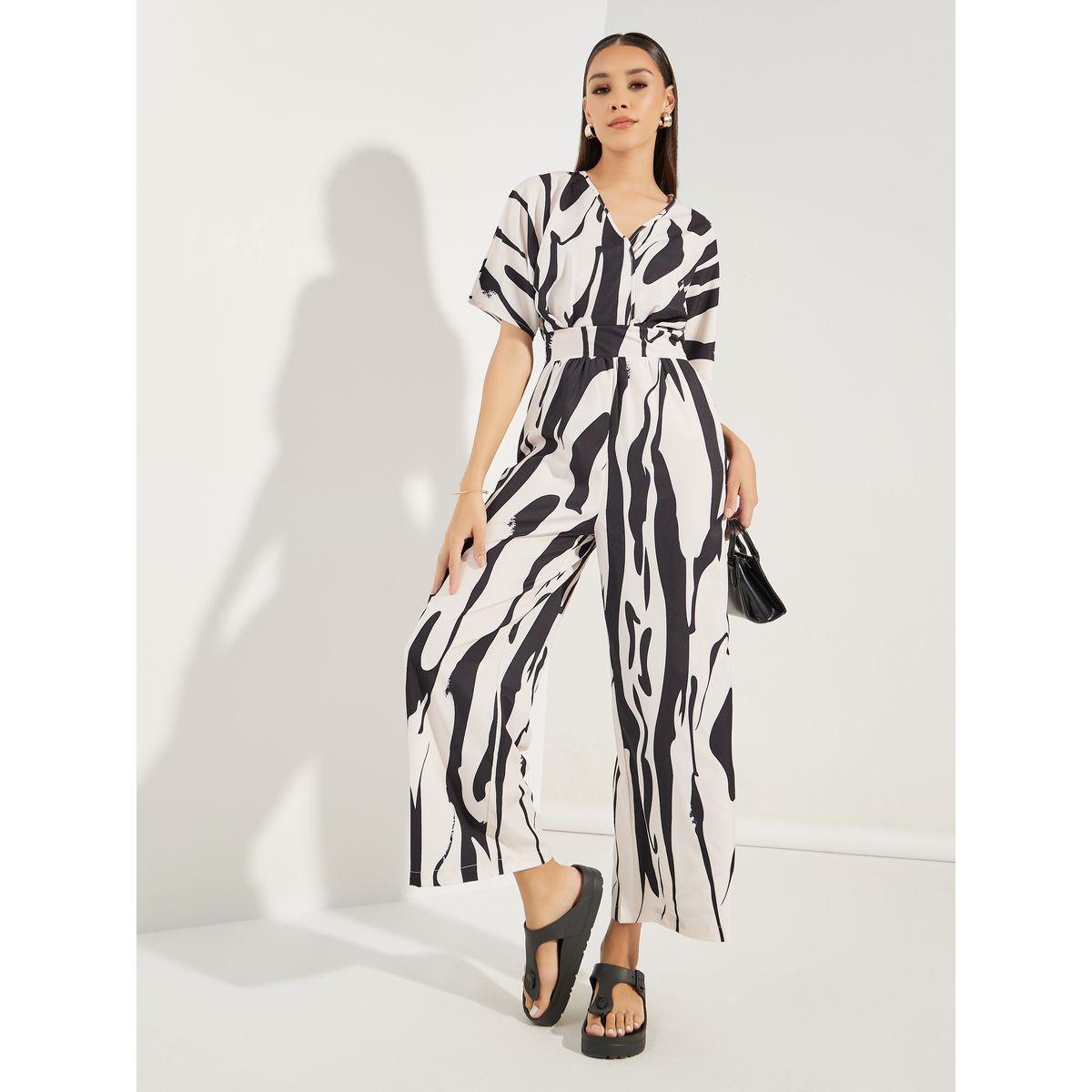 Colorful X Styli  All Over Print Batwing Sleeves Jumpsuit-women-clothing-jumpsuits-image-2