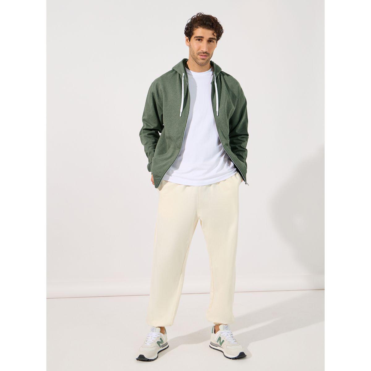 هودي فليس بقصة مريحة وسحَّاب غلق-men-winterwear-jacketsandblazers-image-2
