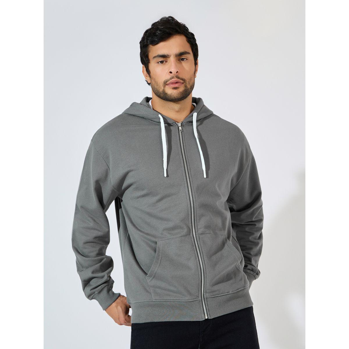 هودي فليس بقصة مريحة وسحَّاب غلق-men-winterwear-jacketsandblazers-image-2