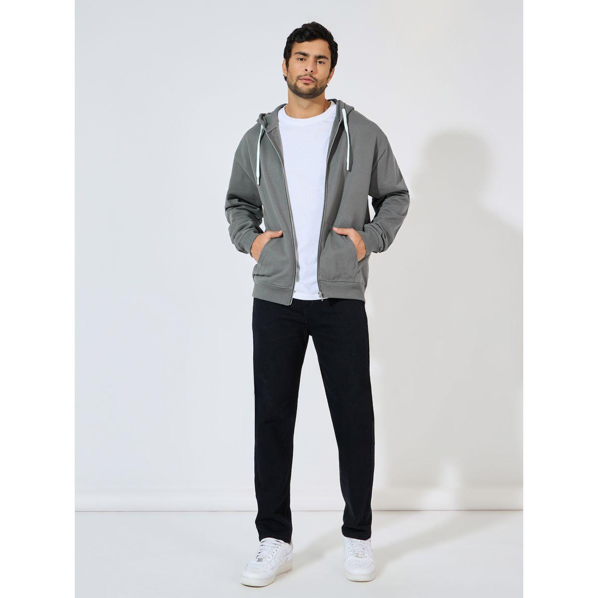 هودي فليس بقصة مريحة وسحَّاب غلق-men-winterwear-jacketsandblazers-image-3