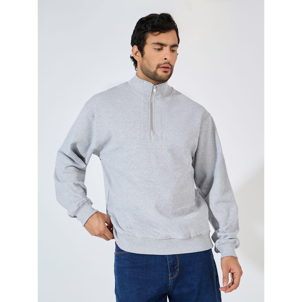 سويت شيرت فليس بقصة مريحة ودرزات-men-winterwear-hoodiesandsweatshirts-image-2