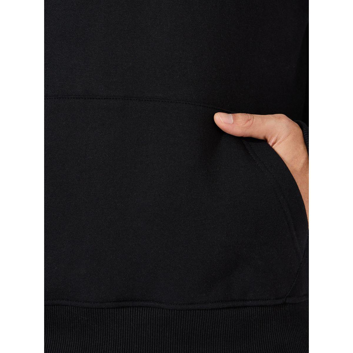 Styli Quarter Zip Relaxed Fit Fleece Hoodie-men-winterwear-hoodiesandsweatshirts-image-4
