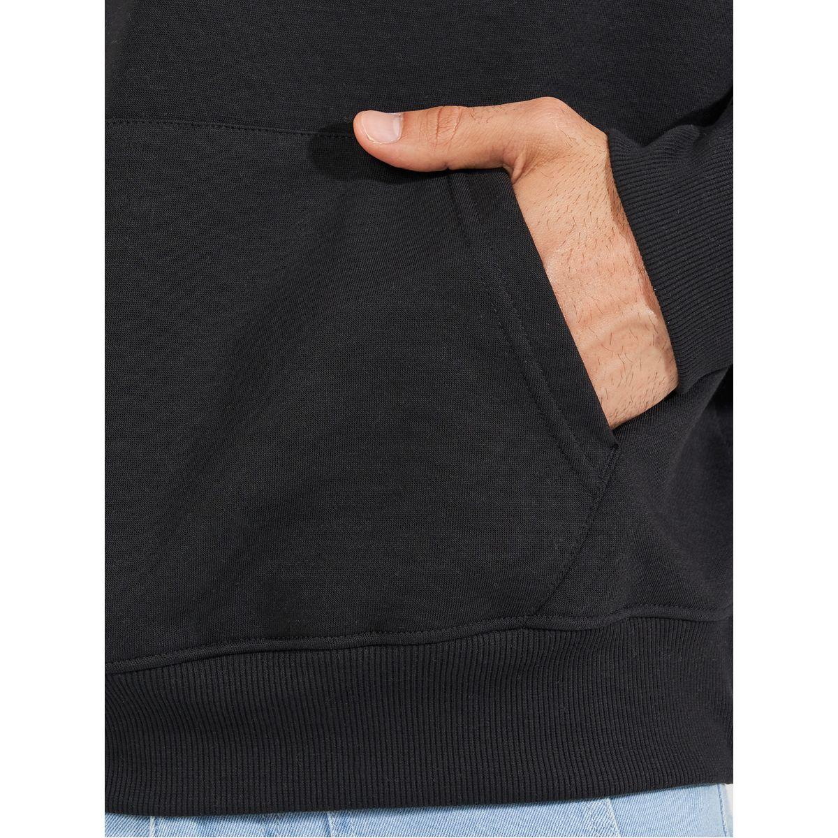 Styli Oversized Fleece Kangaroo Pocket Heavyweight Hoodie-men-winterwear-hoodiesandsweatshirts-image-3