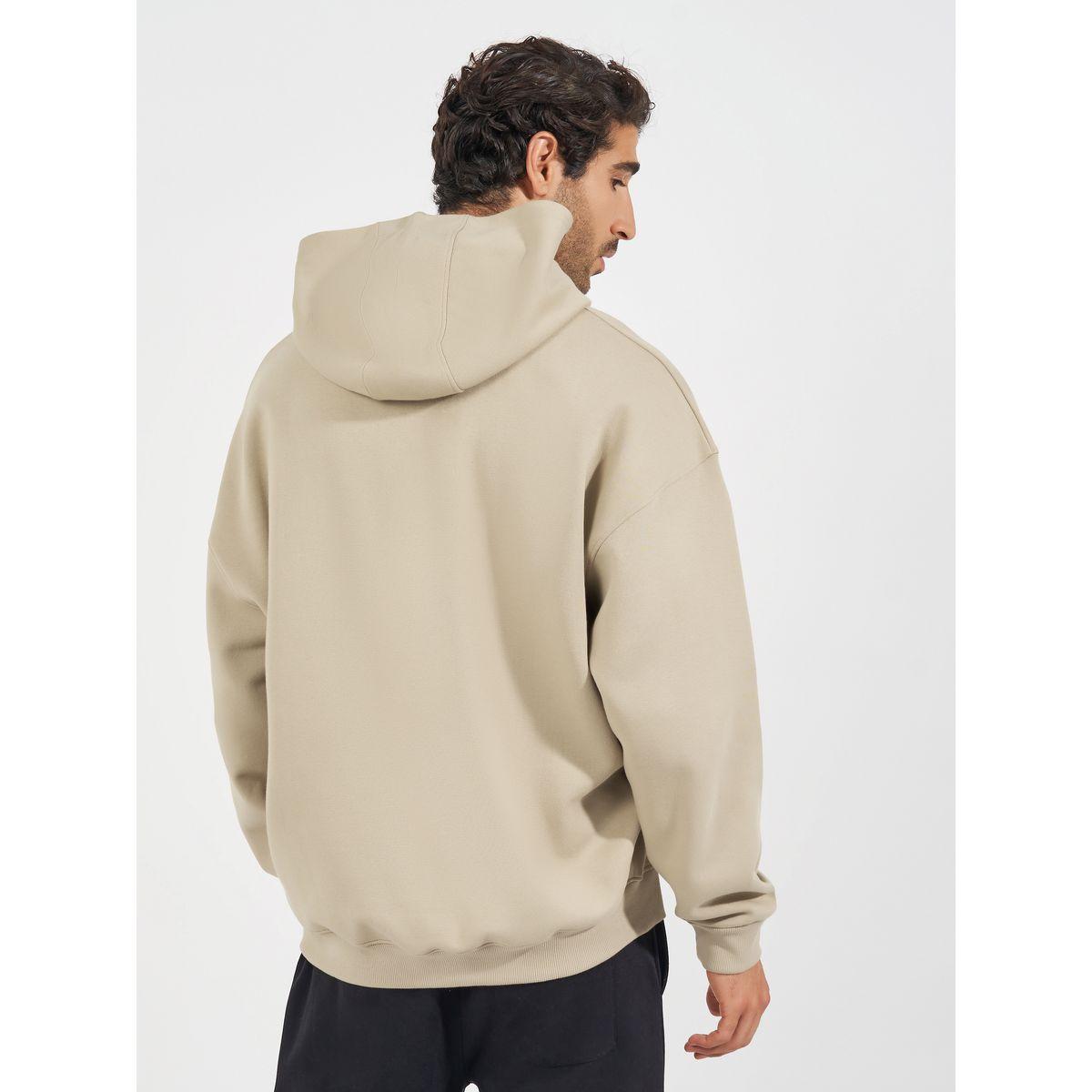 Styli Oversized Fleece Kangaroo Pocket Heavyweight Hoodie-men-winterwear-hoodiesandsweatshirts-image-4
