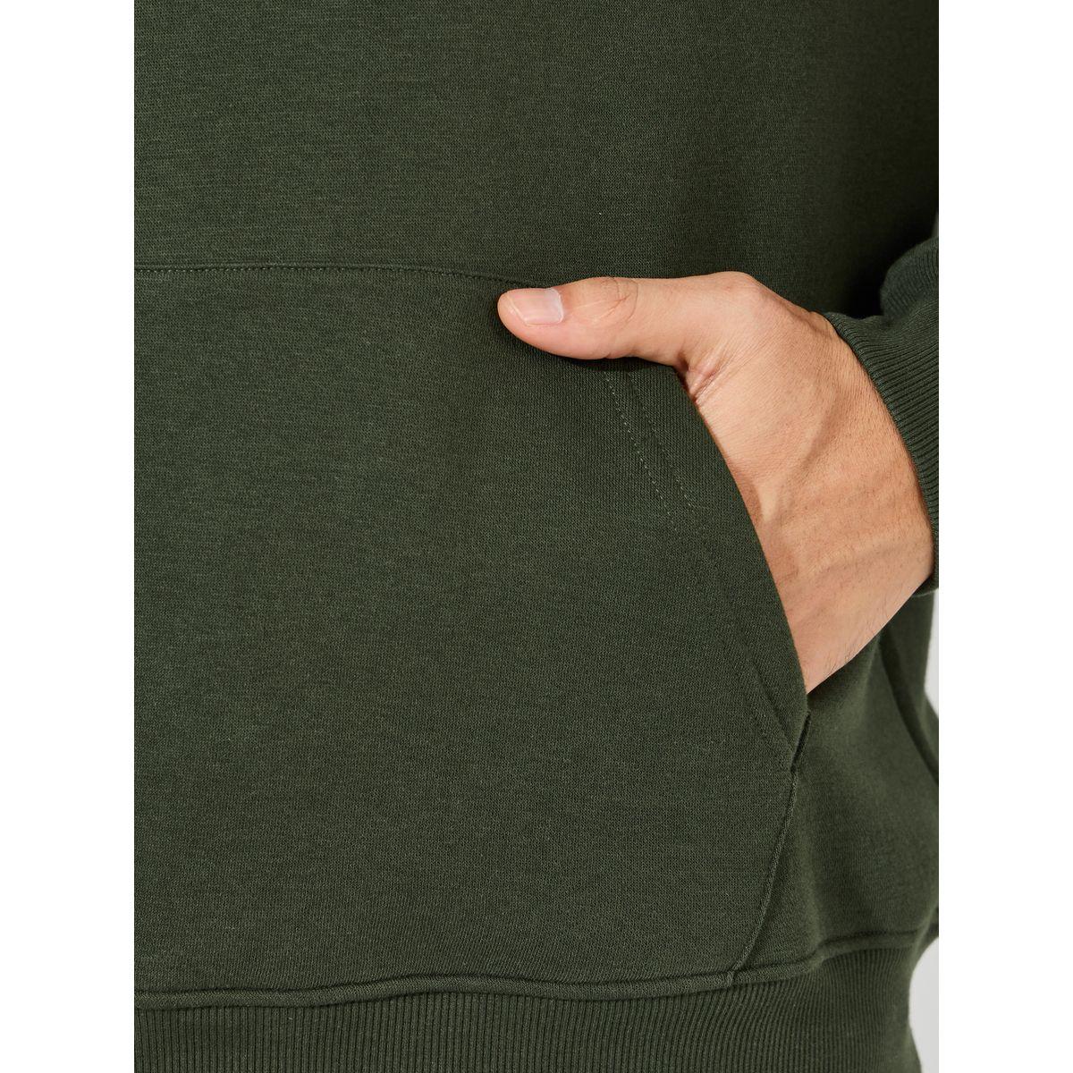 هودي فليس فضفاض مع جيوب كانجارو-men-winterwear-hoodiesandsweatshirts-image-3