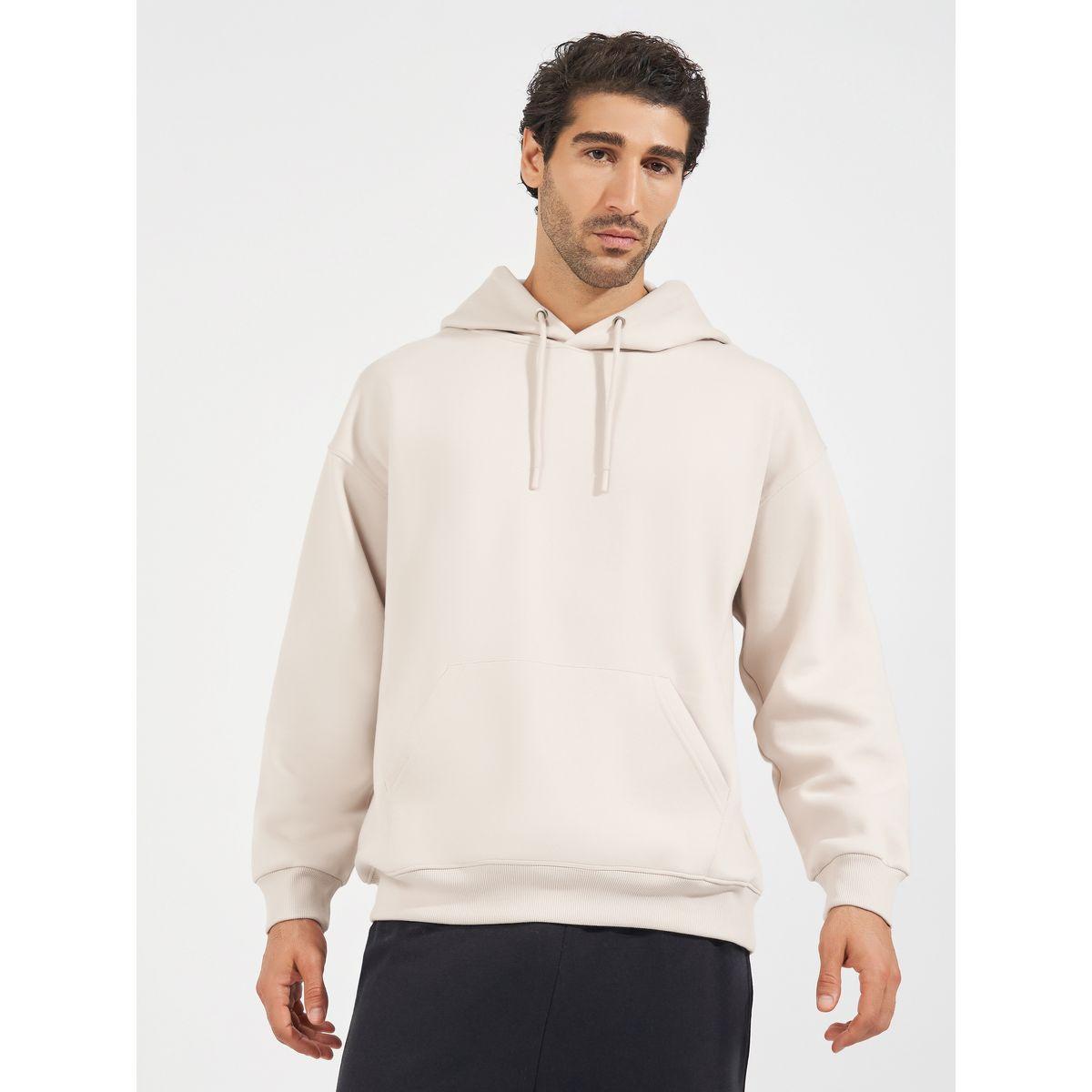 Styli Boxy Fit Solid Heavyweight Fleece Hoodie-men-winterwear-hoodiesandsweatshirts-image-1