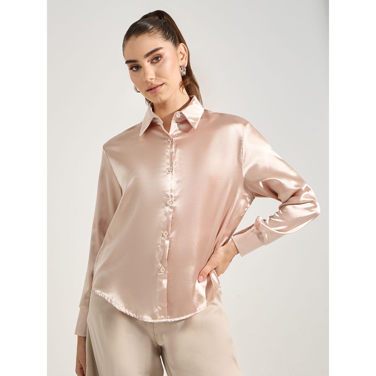 بلوزة ساتان سادة باكمام طويلة-women-clothing-shirtsandblouses-shirts-image-3