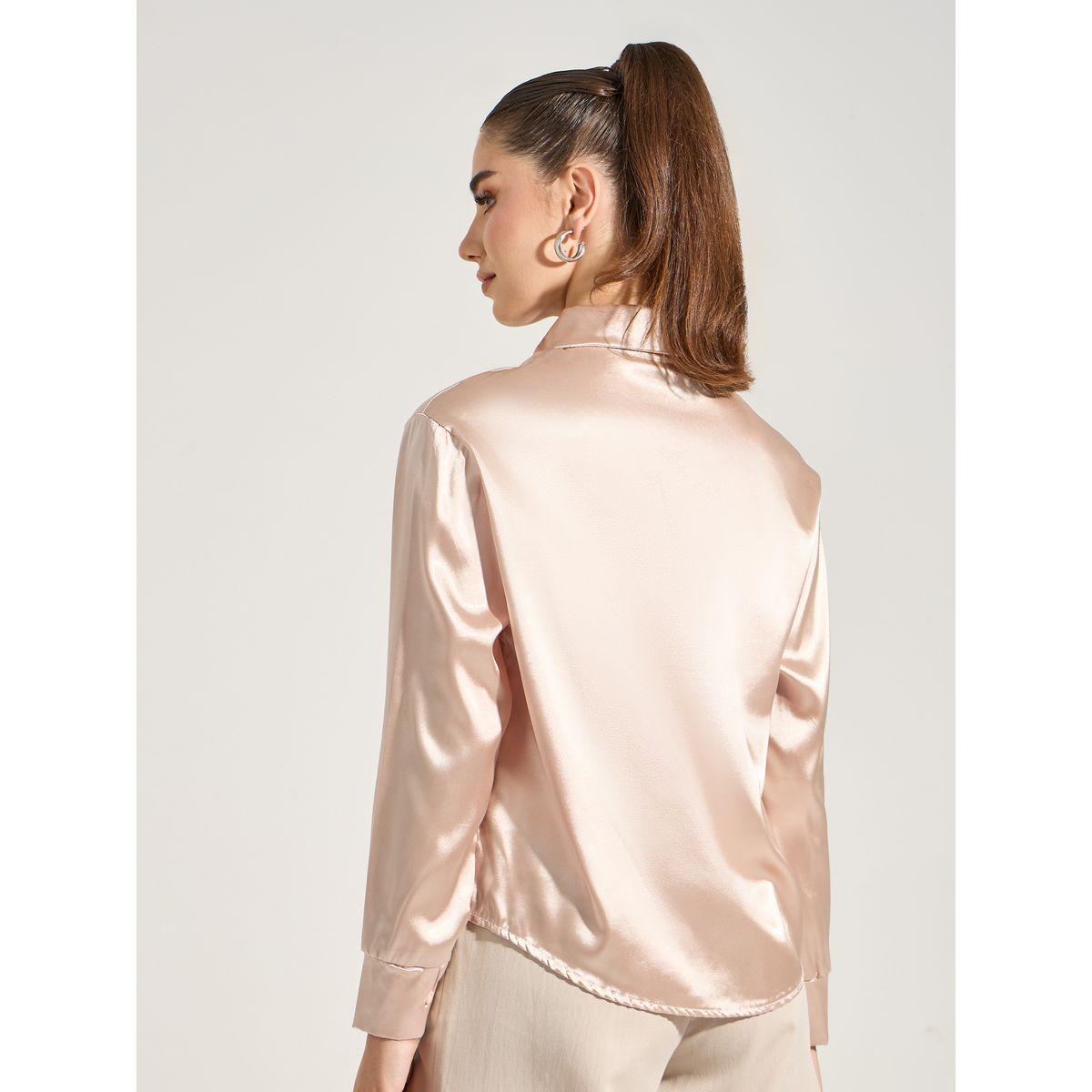 Styli Solid Satin Long Sleeves Shirt-women-clothing-shirtsandblouses-shirts-image-5