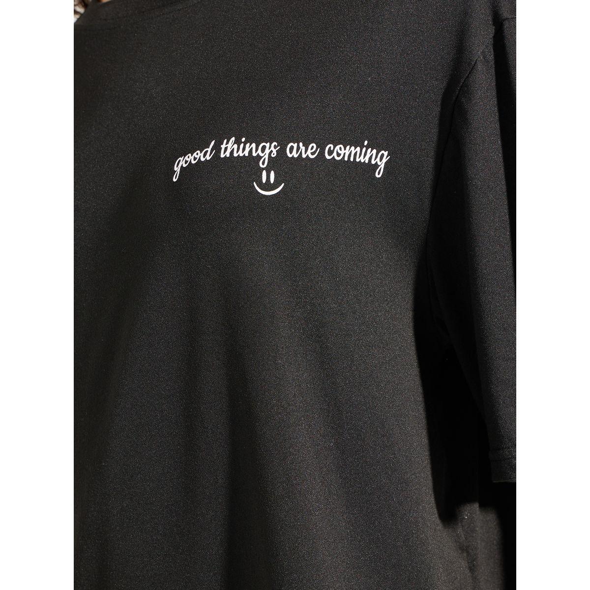 Styli Oversized Good Things Are Coming Slogan T-Shirt-women-clothing-tshirts-image-3