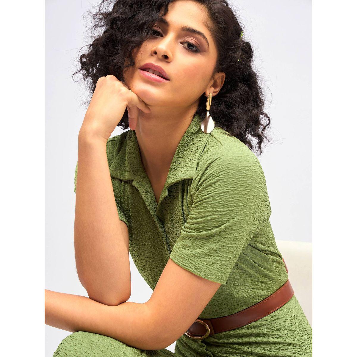 Sassafras X Styli  Knitted Front Button Bodycon Midi Dress-women-clothing-dresses-image-4
