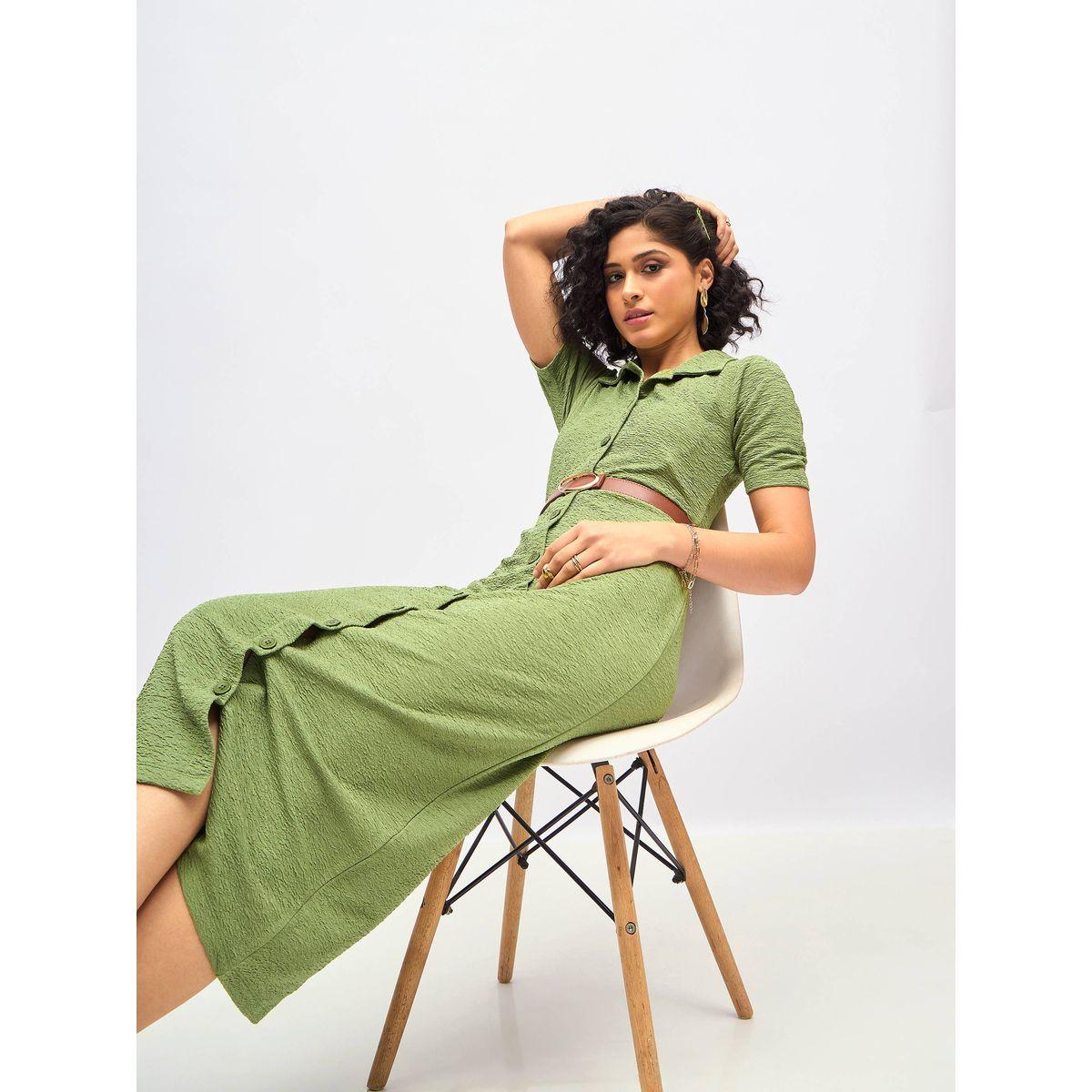 Sassafras X Styli  Knitted Front Button Bodycon Midi Dress-women-clothing-dresses-image-7